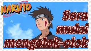 Sora mulai mengolok-olok
