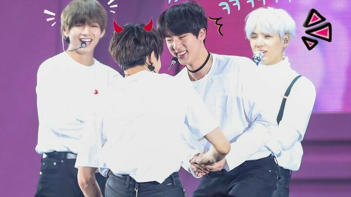 【BTS】Jin: Cinta adik-adikku terlalu membara, kakak sampai tak sanggup menanggungnya!