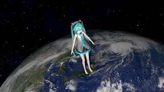 (MMD·3D)  เพลง Gigantic Girl - Hatsune Miku 