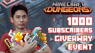 1000 Subscribers Celebration Giveaway Event Minecraft Dungeons