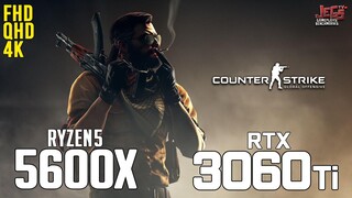 Counter-Strike: Global Offensive on Ryzen 5 5600x + RTX 3060Ti 1080p, 1440p, 2160p benchmarks!