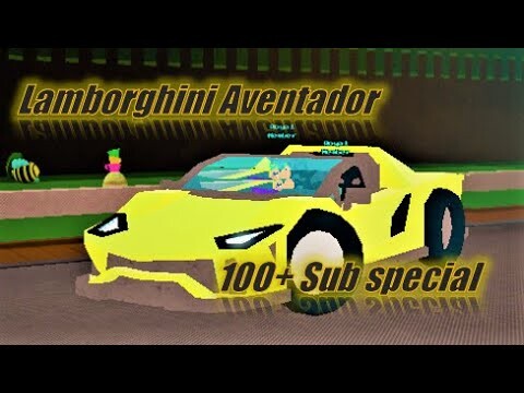 Micro block car - Lamborghini Aventador speedbuild [ Roblox Build a Boat  for Treasure ] Episode #8 - Bilibili