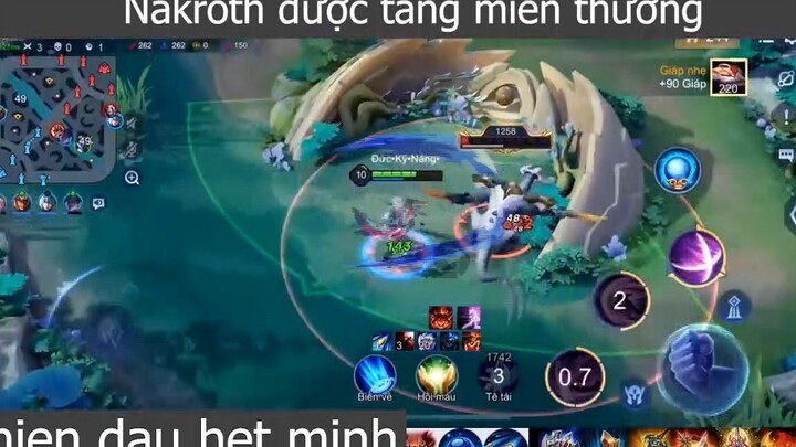 Nakroth được tăng miễn thương p4 #chiendauhetminh