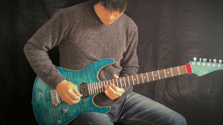 [Dragon Ball GT] Theme Song-Dan Dan 心enchant かれてく/Gradually Being Attracted to You Electric Guitar V