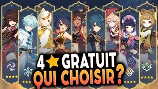 Quel PERSO 4 ⭐GRATUIT devriez vous chosir ? | Genshin Impact