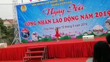 Thiếu nhi múa nhân ngày hội công nhân lao động 2019 tại công ty may cổ phần XK Hà Phong