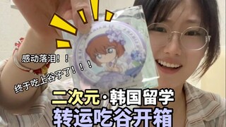 终于吃上啦！韩国留学艰难吃谷💜灰原哀周边转运开箱！