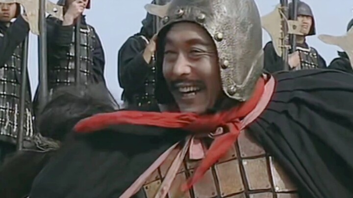 Raja Mu dari Qin terkepung oleh pasukan yang dipimpin Raja Hui dari Jin di kaki Pegunungan Longmen d