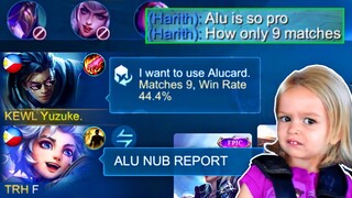 ALUCARD FAKE WINRATE PRANK!| MY TEAMMATES ARE SO ANGRY AT ME!!!(LT😂) | MLBB