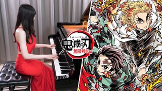 「Akeboshi + Shirogane / LiSA」Demon Slayer: Mugen Train OP&ED Piano Medley | Ru's Piano