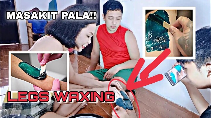 LEGS WAXING CHALLENGE WITH MY SIBLINGS | Laftrip to mga katropa na medyo masakit | CarlTropa