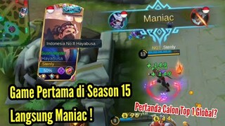 Game Pertama Hayabusa di S 15 Langsung Maniac Pertanda calon Top 1 Global?