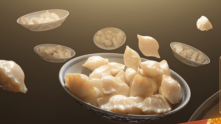 c4d, Chinese style, creative, animation, New Year's Eve