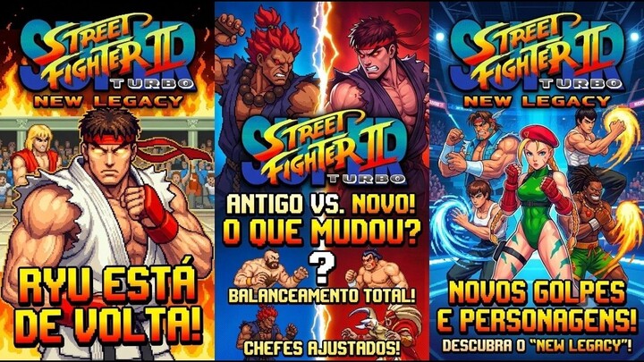 O STREET FIGHTER 2 PERFEITO EXISTE E FOI CRIADO POR UM BRASILEIRO! THE NEW LEGACY