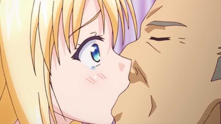 Loli blonde dipaksa adu lidah👅 sama bapak angkat