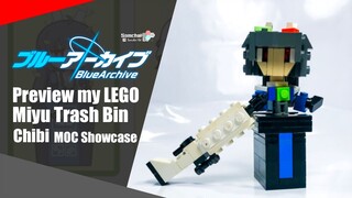 Preview my LEGO Blue Archive Miyu Trash Bin Chibi MOC | Somchai Ud