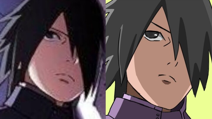 Sasuke cool parah di poster anime boruto [challenge gambar tanpa sketsa]