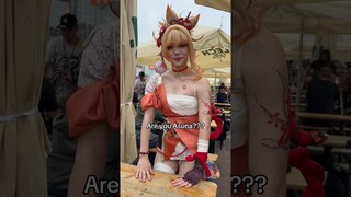 When they guess your cosplay wrong 😭😭😭 #animeconvention #anime #cosplay