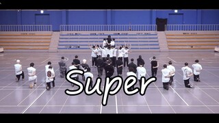 [Chinese subtitles] Super is here. Whose idol's practice room is in the sports field? It turns out i