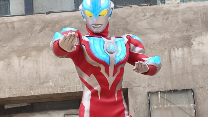 The full-body luminous Ultraman suit took 30 days to make.