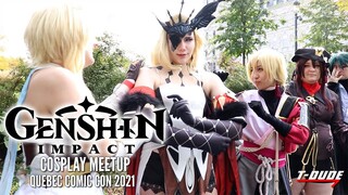 Genshin Impact Cosplay Meetup - Quebec Comic Con 2021 | T-Dude