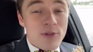 The young man became the best man for his male net friend whom he'd known online for ten years.