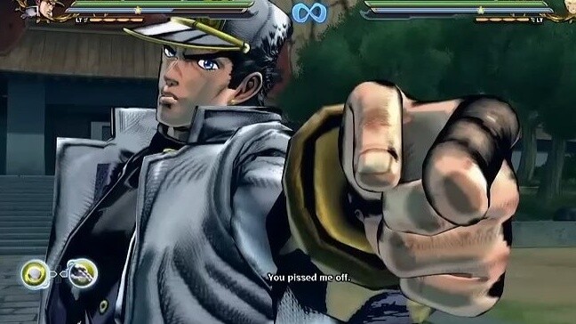 [JOJO] Comparison of Jotaro's time stop in different games: JoJo ASBR vs Ultimate Storm 4 vs Dragon 