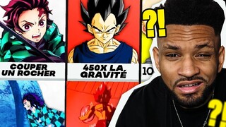 Les DIFFÉRENTS ENTRAINEMENTS des PERSONNAGES d'ANIME