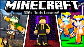 Installing 500+ MODS in MINECRAFT for 500K Special!!!