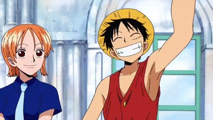 Ciuman pertama Luffy, Nami menghajar Luffy dengan berbagai cara