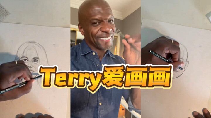 🎨 “Kepala Polisi” kita, Terry, benar-benar jago melukis! 99!
