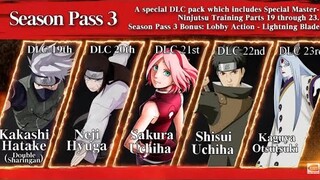 Season 3 DLC Update(theory)Naruto To Boruto Shinobi Striker