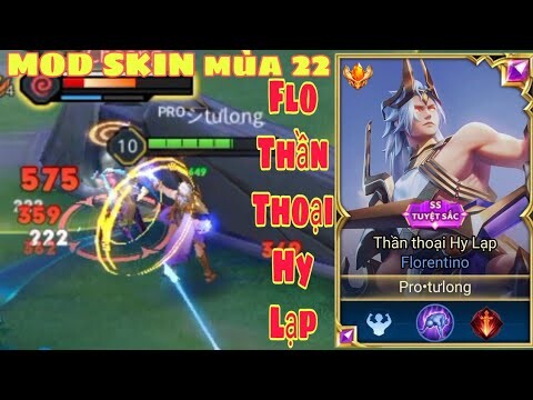 Mod Skin Florentino Thần Thoại Hy Lạp Siêu Cấp Vô Địch Ultraman Yorn FMVP | Kỳ Anh V4 Official