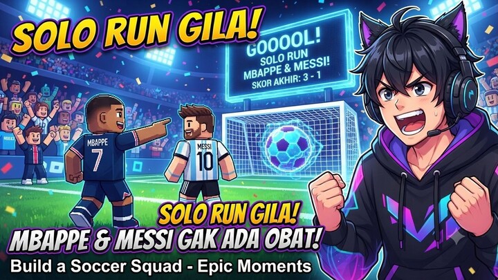 Solo Run Gila! Mbappe _ Messi Gak Ada Obat!