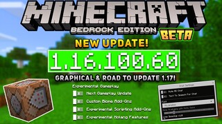 UPDATE! MCPE 1.16.100.60 BETA - XBOX | Graphical! + Road To 1.17!