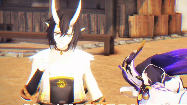 [Onmyoji MMD] Is a fight between two pregnant women considered a group fight?