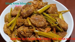 MÓN LÁT HEO CHAY RIM SẢ NGHỆ.MÓN CHAY CHO MỌI NHÀ