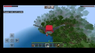 minecraft: mencoba terbang🍒