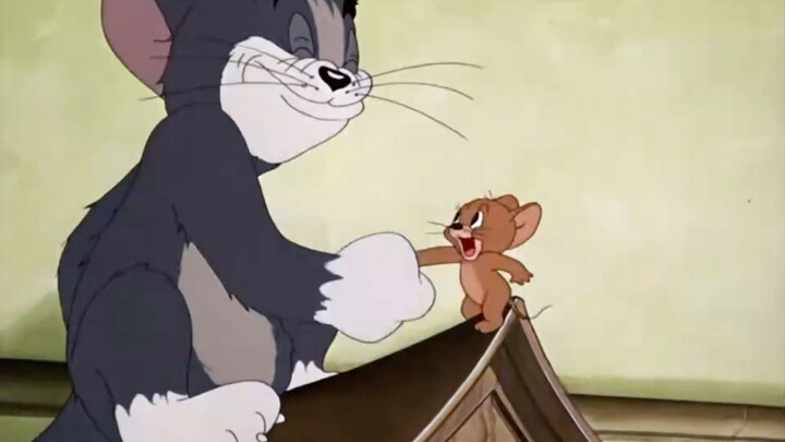 A delightful episode of Tom and Jerry working together