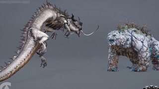 يتم عرض الرسوم المتحركة المتنوعة للقتال والهجوم على الوحوش في لعبة "Warhammer 3"!