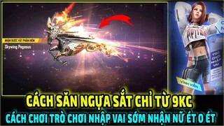 Review Vòng Quay Ngựa Sắt Chỉ Từ 9KC || Cách Chơi Trò Chơi Nhập Vai Sớm Nhận Nữ Ét O Ét  | Free Fire