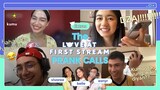 The LOVE AT FIRST STREAM Prank Calls | Belle Mariano, Vivoree, Esnyr