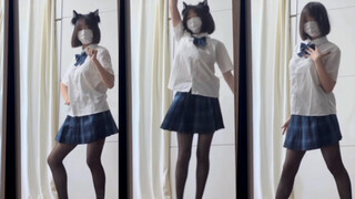 横屏｜蓝色jk套装｜magnetic翻跳｜怎么还掉装备了