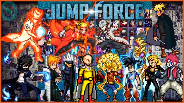 JUMP FORCE MUGEN APK ANDROID | BVN ANIME BEST CHARACTERS | TERBAIK MANTAP TERBARU 2022 (DOWNLOAD)