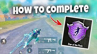HOW TO COMPLETE NEW ACHIEVEMENT MISSION " STAR OF THE PITCH " PUBG MOBILE HIND/URDU