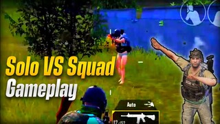 SOLO VS SQUAD GAMEPLAY PUBGM