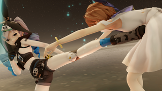 【格斗MMD】骇兔板鸭vsHanser