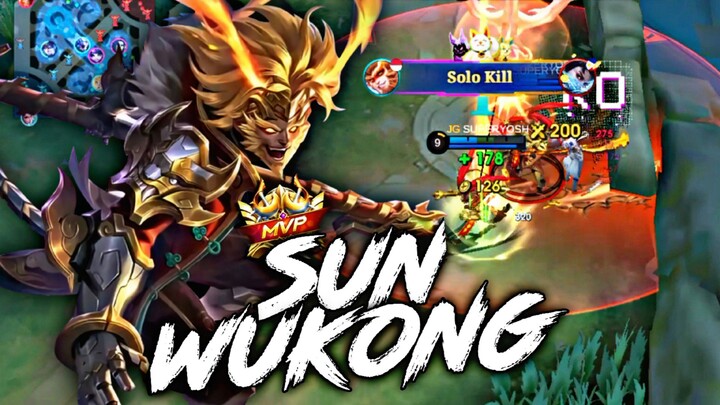 SUN WUKONG!! SANG CONTROLLER LANE BERAKSI!! - Mobile Legends
