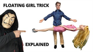 Floating Girl illusion | MAGIC TRICK EXPLAINED  #magic #foryou #tricks #magician #tutorial #trending