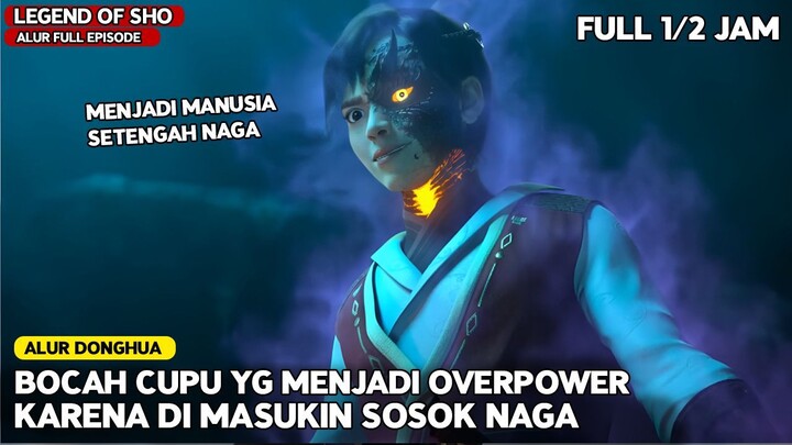 BOCAH CUPU INI MENJADI MANUSIA SETENGAH NAGA YG OVERPOWER - FULL ALUR DONGHUA LEGEND OF SHO